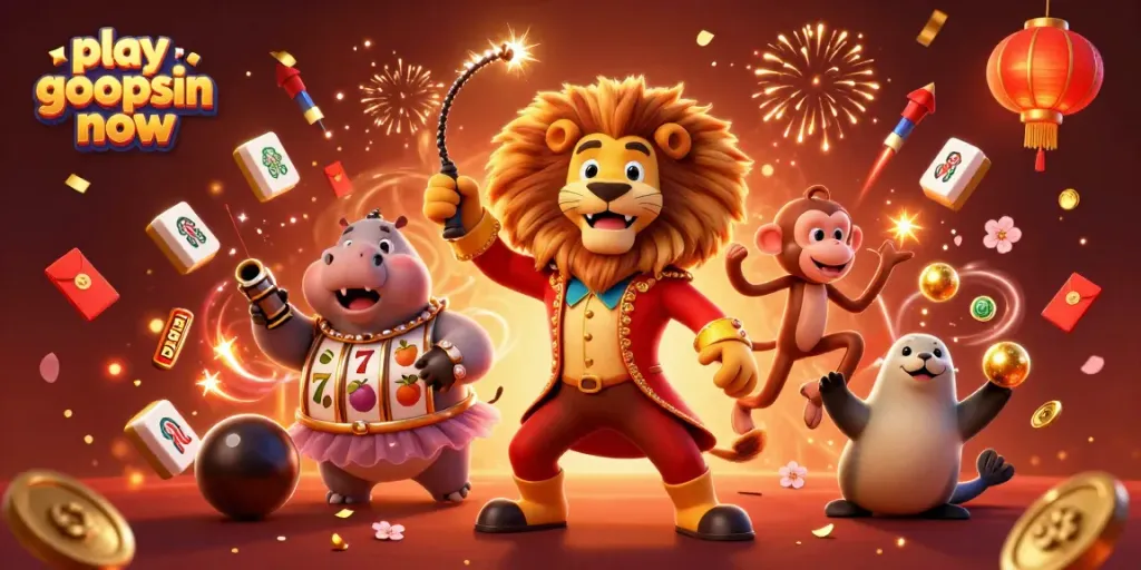Play GooSpin now with thrilling 3D carnival characters and dynamic casino elements!