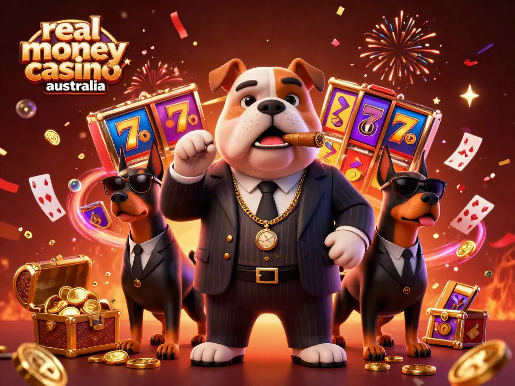 Experience thrilling action at the real money casino Australia with vibrant slots bursting with coins.