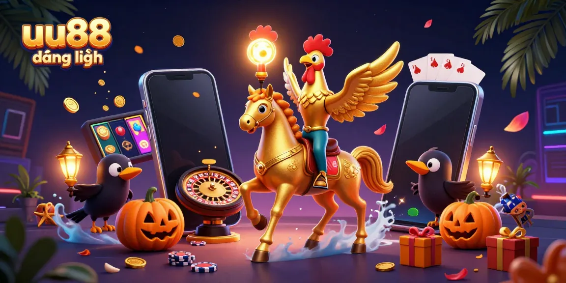 Experience the thrill of uu88 đăng nhập with a vibrant casino scene featuring immersive characters and games.
