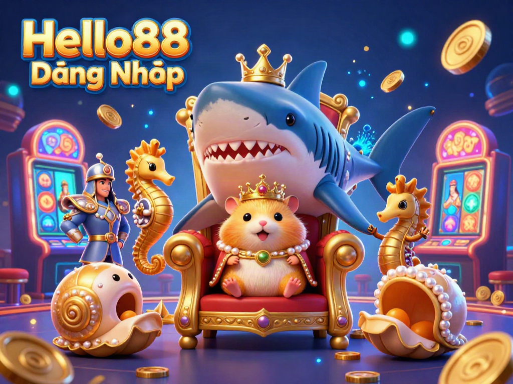 Engage with Hello88 Đăng Nhập while experiencing a vibrant scene with characters set in a thrilling casino ambiance.