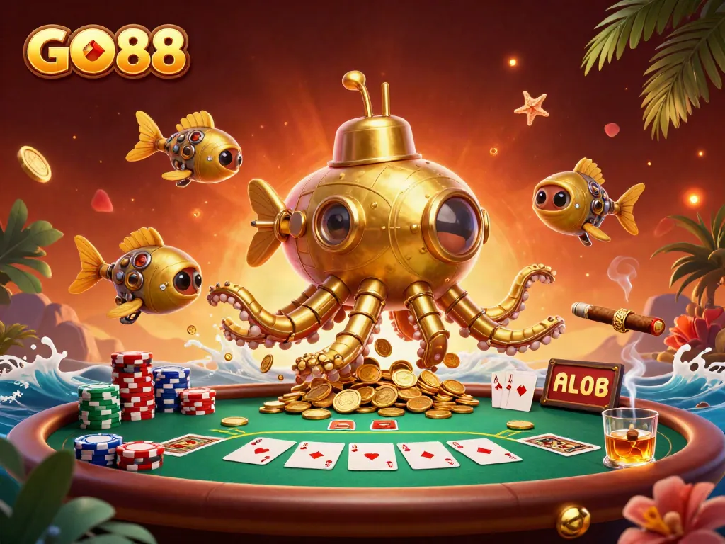 Engage with GO88's vibrant casino adventures featuring poker action and golden treasures.