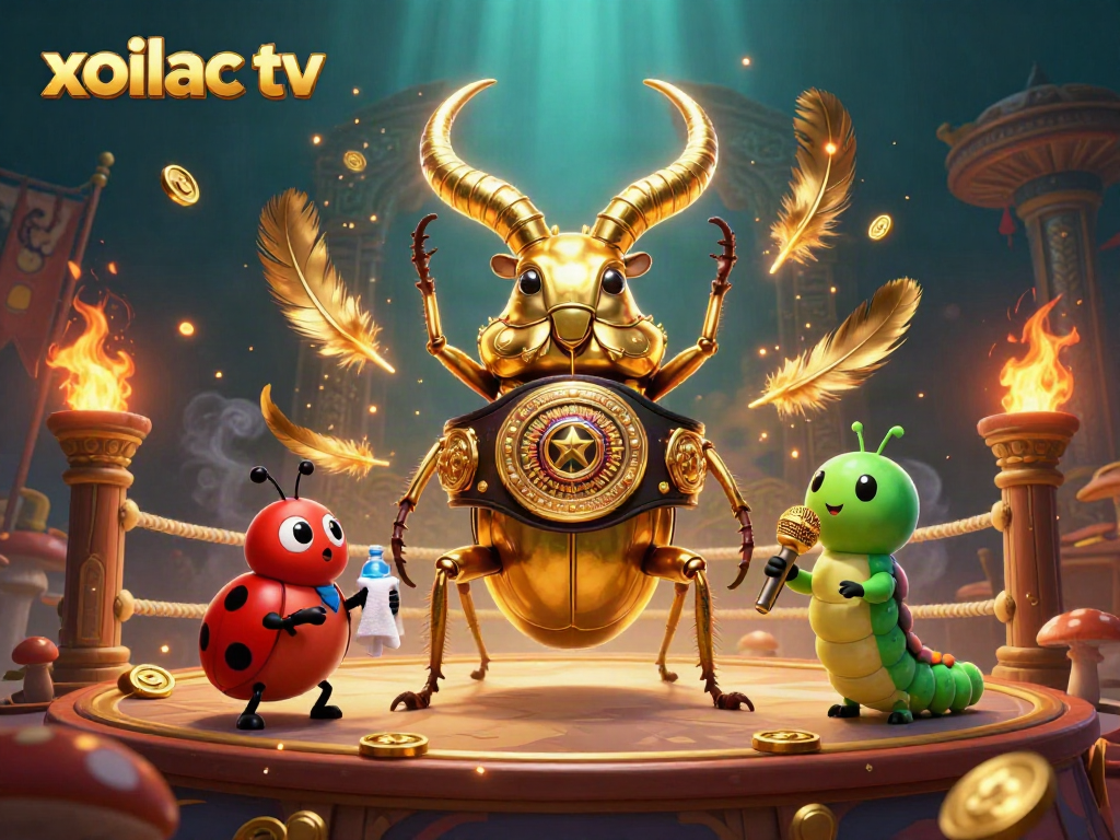 Engage with xoilac tv in an exhilarating gambling showdown featuring vibrant characters.