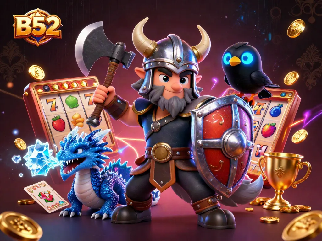 B52 game features vibrant characters and dynamic elements bringing excitement to casinos.