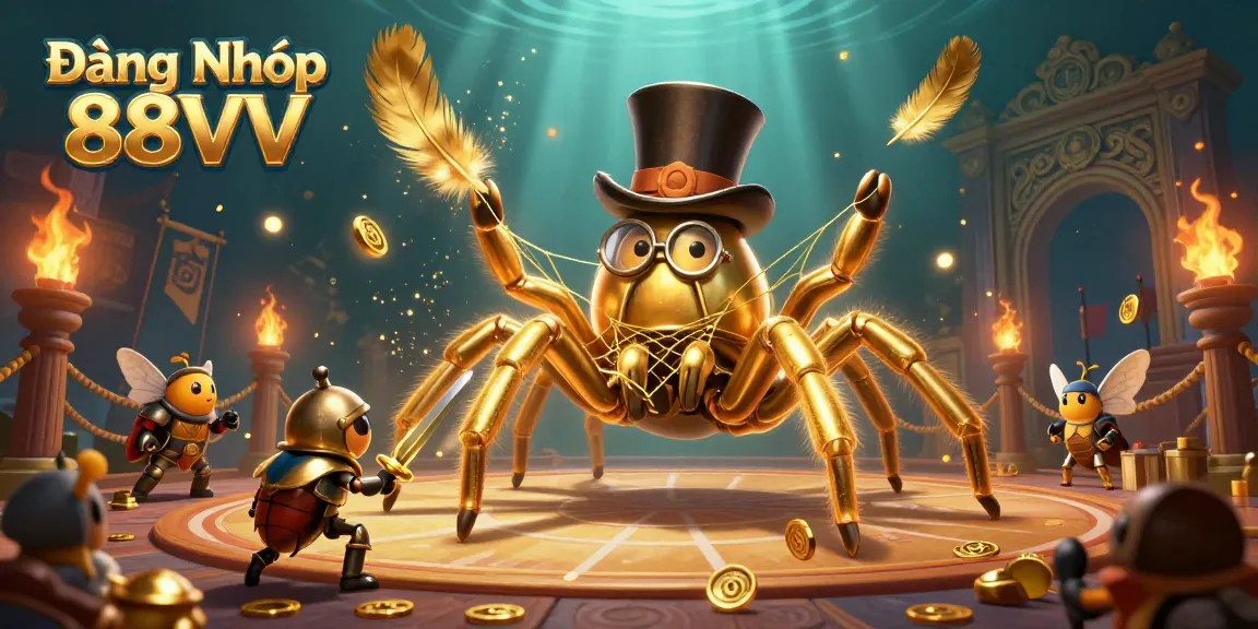 Win exciting prizes while exploring Đăng Nhập 88VV and its unique casino games, featuring vibrant characters.
