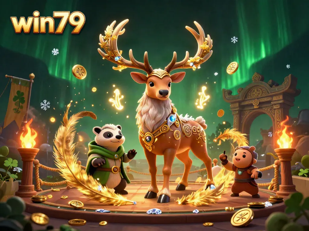Experience the win79 gaming adventure with mythical elements and casino flair.